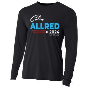 Colin Allred 2024 For Us Senate Texas Tx Democrat Senator Cooling Performance Long Sleeve Crew