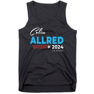 Colin Allred 2024 For Us Senate Texas Tx Democrat Senator Tank Top