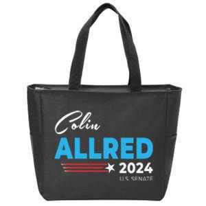 Colin Allred 2024 For Us Senate Texas Tx Democrat Senator Zip Tote Bag