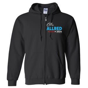 Colin Allred 2024 For Us Senate Texas Tx Democrat Senator Full Zip Hoodie