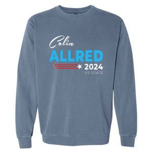 Colin Allred 2024 For Us Senate Texas Tx Democrat Senator Garment-Dyed Sweatshirt