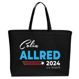 Colin Allred 2024 For Us Senate Texas Tx Democrat Senator Cotton Canvas Jumbo Tote