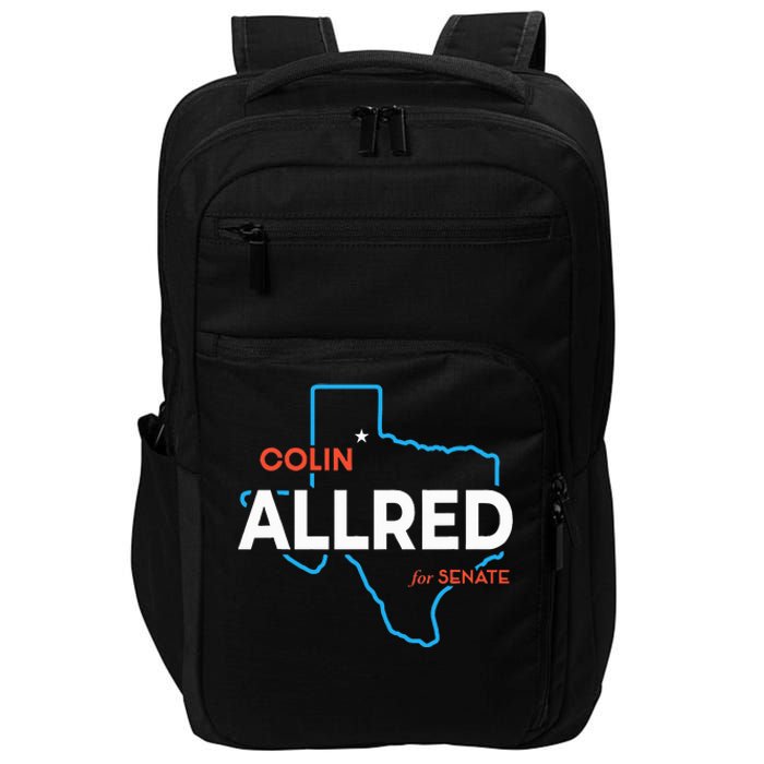 Colin Allred 2024 For Us Senate Texas Tx Democrat Senator Impact Tech Backpack