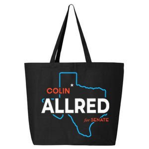 Colin Allred 2024 For Us Senate Texas Tx Democrat Senator 25L Jumbo Tote