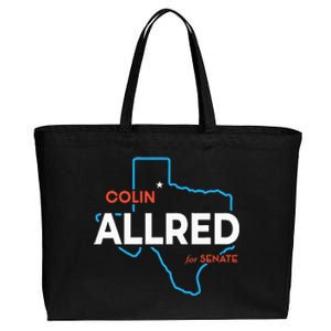 Colin Allred 2024 For Us Senate Texas Tx Democrat Senator Cotton Canvas Jumbo Tote