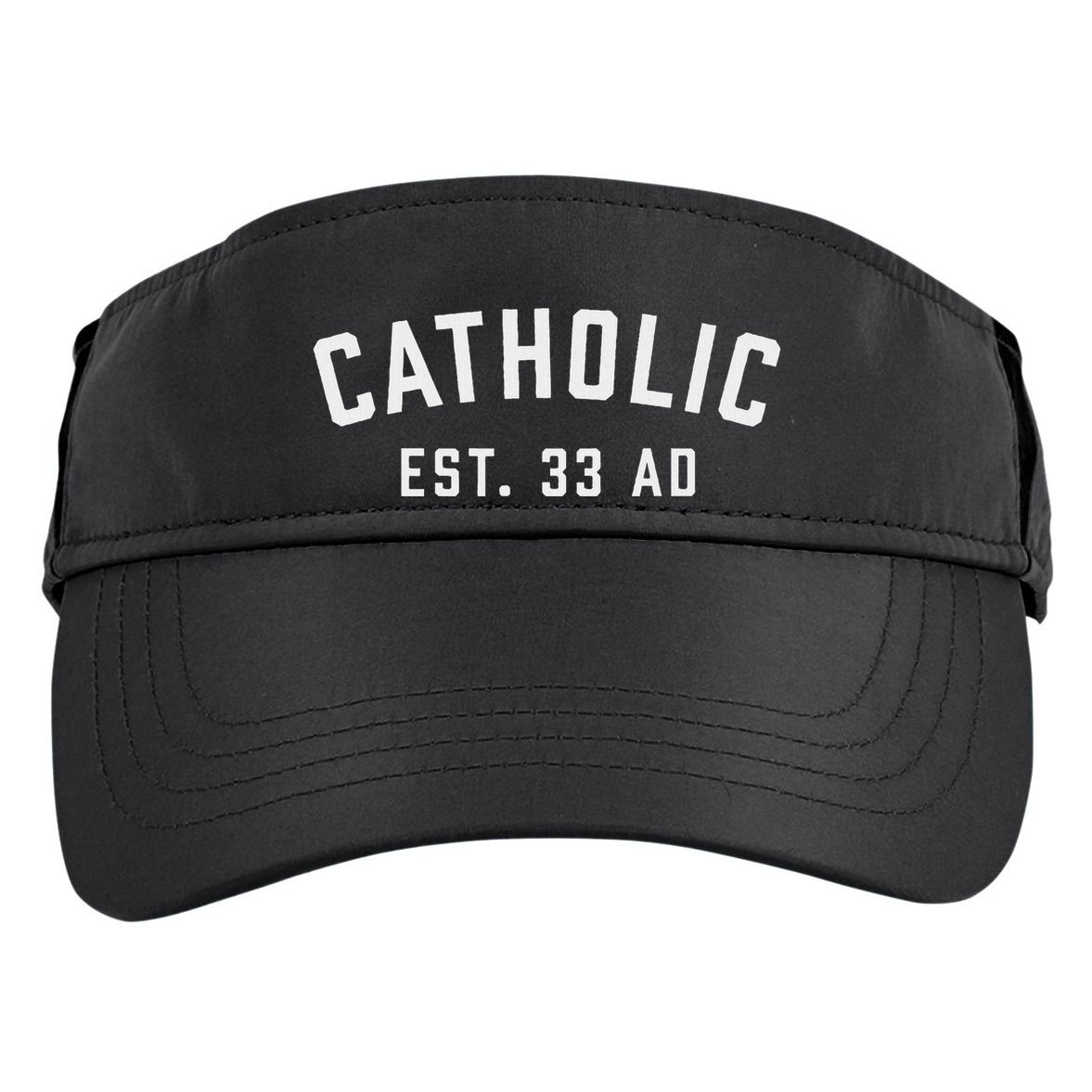 Catholic Ad 33 Christian Religious Adult Drive Performance Visor