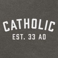 Catholic Ad 33 Christian Religious Cotton Canvas Backpack