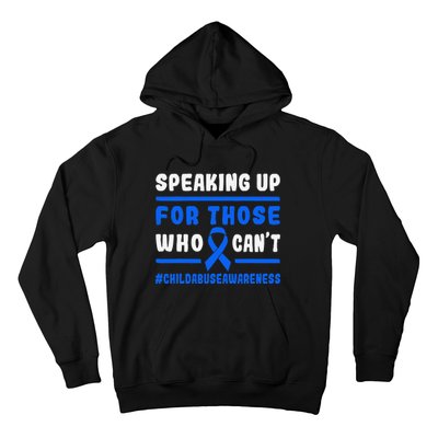 Child Abuse Awareness Month Blue Ribbon Domestic Violence Hoodie