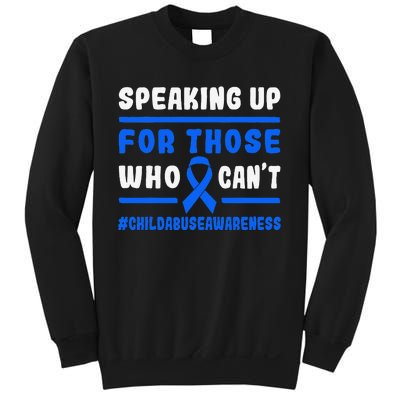 Child Abuse Awareness Month Blue Ribbon Domestic Violence Sweatshirt