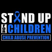 Child Abuse Awareness Month Blue Ribbon Gnome Drawstring Bag