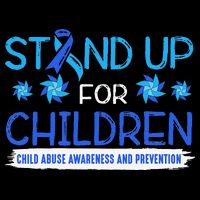Child Abuse Awareness Pinwheels Blue Ribbon I'm Their Voice Premium 16 in Basic Backpack