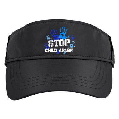 Child Abuse Awareness Warrior Blue Heart Domestic Violence Adult Drive Performance Visor