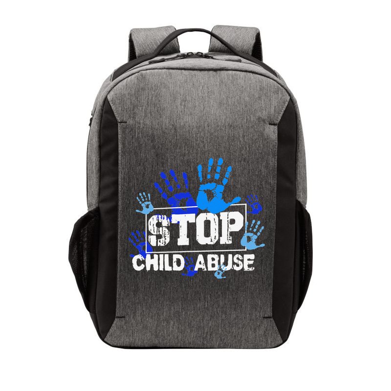 Child Abuse Awareness Warrior Blue Heart Domestic Violence Vector Backpack