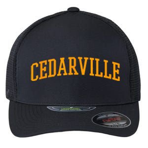 Cedarville Athletic Arch College University Style Flexfit Unipanel Trucker Cap