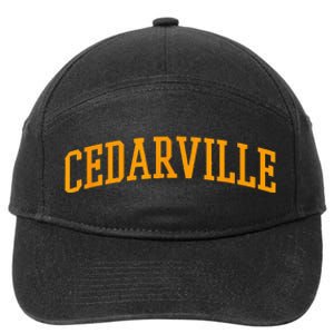 Cedarville Athletic Arch College University Style 7-Panel Snapback Hat