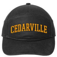 Cedarville Athletic Arch College University Style 7-Panel Snapback Hat