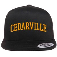 Cedarville Athletic Arch College University Style Flat Bill Trucker Hat