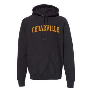 Cedarville Athletic Arch College University Style Premium Hoodie