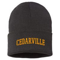 Cedarville Athletic Arch College University Style Sustainable Knit Beanie