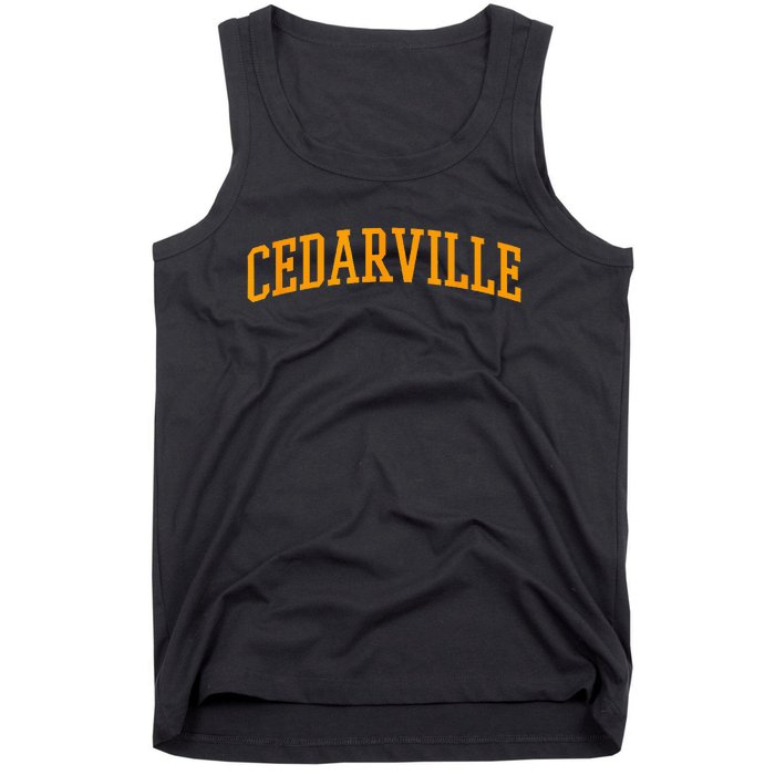 Cedarville Athletic Arch College University Style Tank Top