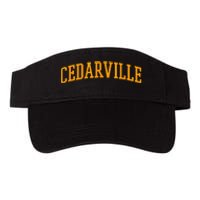 Cedarville Athletic Arch College University Style Valucap Bio-Washed Visor