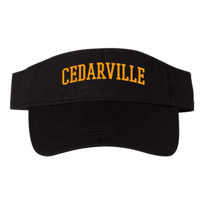 Cedarville Athletic Arch College University Style Valucap Bio-Washed Visor