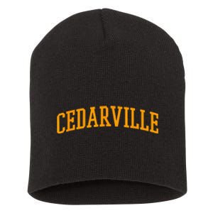 Cedarville Athletic Arch College University Style Short Acrylic Beanie