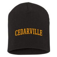 Cedarville Athletic Arch College University Style Short Acrylic Beanie