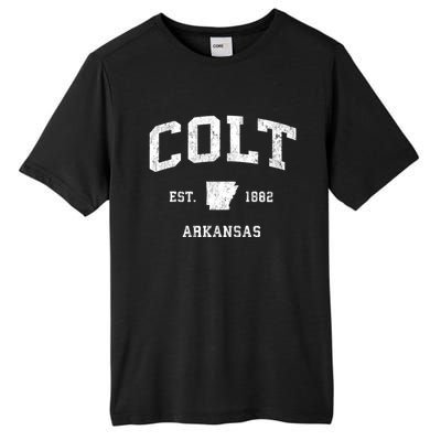 Colt Arkansas Ar Vintage Athletic Tall Fusion ChromaSoft Performance T-Shirt