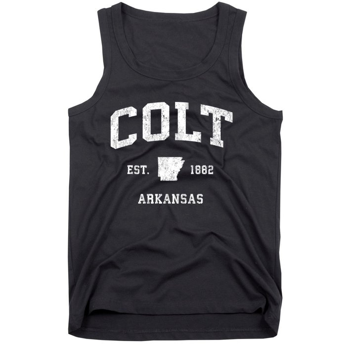 Colt Arkansas Ar Vintage Athletic Tank Top