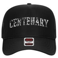 Centenary Athletic Arch College University Alumni High Crown Mesh Back Trucker Hat