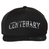 Centenary Athletic Arch College University Alumni Wool Snapback Cap