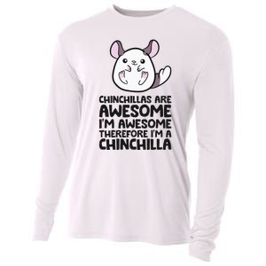 Chinchillas Are Awesome Therefore Im A Chinchilla Cooling Performance Long Sleeve Crew