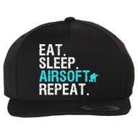 Cool Airsoft Art For Team Sport Airsoft Gun Match Wool Snapback Cap