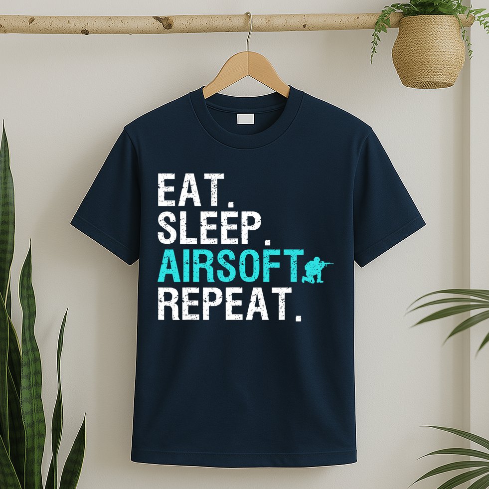 Cool Airsoft Art For Team Sport Airsoft Gun Match T-Shirt