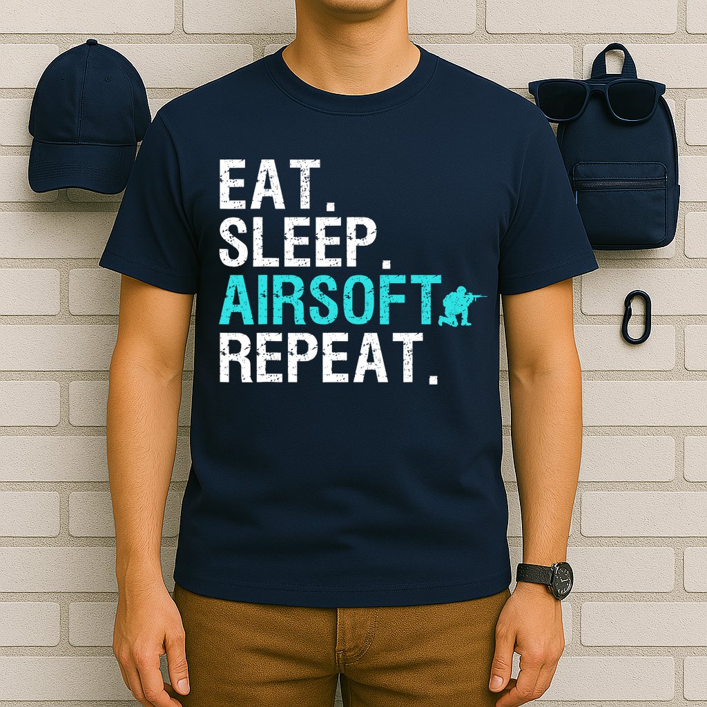 Cool Airsoft Art For Team Sport Airsoft Gun Match T-Shirt
