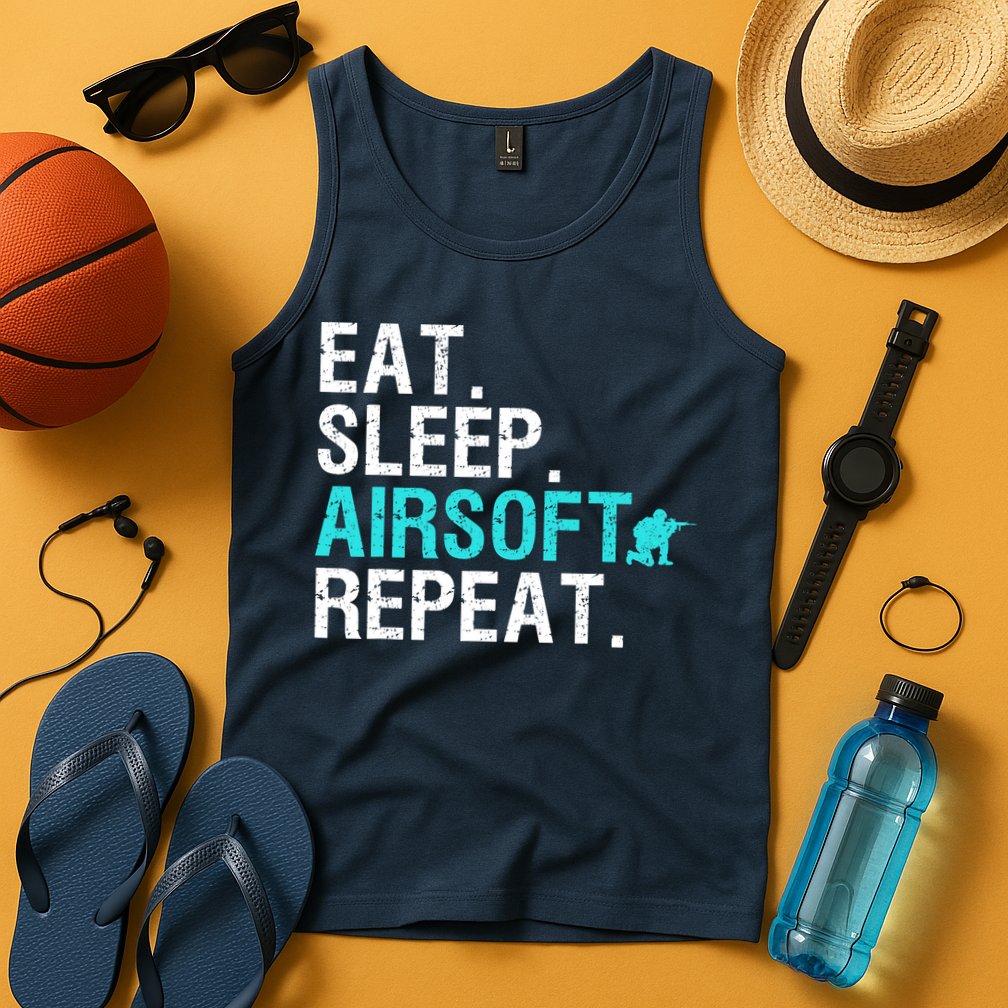 Cool Airsoft Art For Team Sport Airsoft Gun Match Tank Top