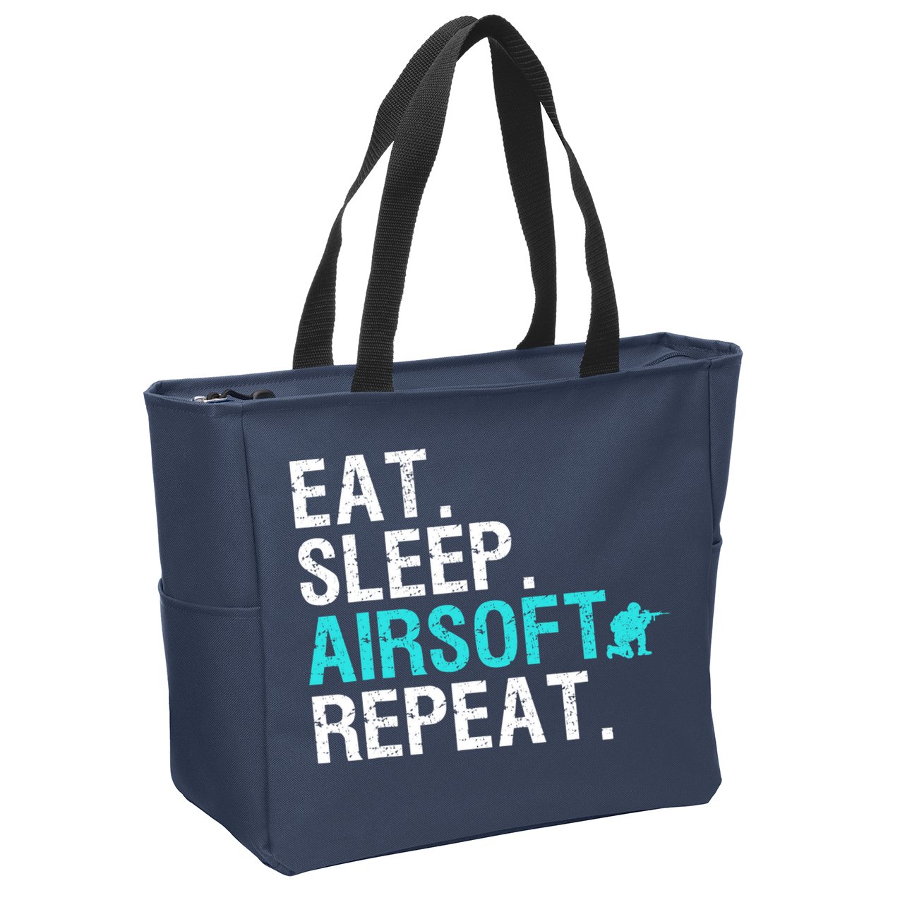 Cool Airsoft Art For Team Sport Airsoft Gun Match Zip Tote Bag