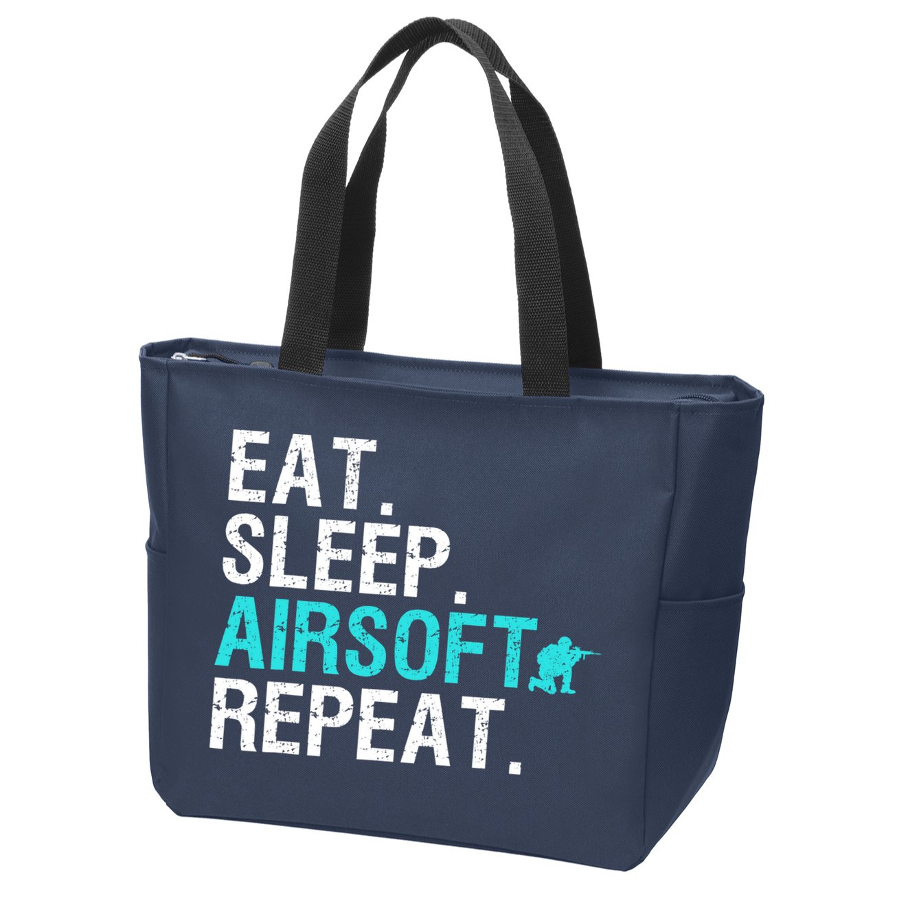 Cool Airsoft Art For Team Sport Airsoft Gun Match Zip Tote Bag