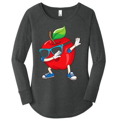 Cool Apple Art Apple Picking Apple Lover Gift Women's Perfect Tri Tunic Long Sleeve Shirt