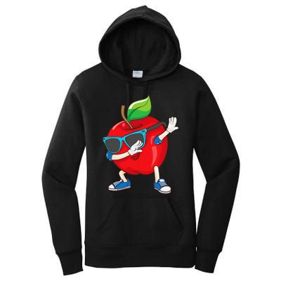 Cool Apple Art Apple Picking Apple Lover Gift Women's Pullover Hoodie