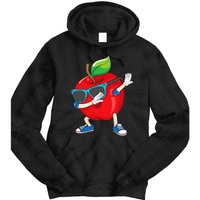 Cool Apple Art Apple Picking Apple Lover Gift Tie Dye Hoodie