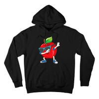 Cool Apple Art Apple Picking Apple Lover Gift Tall Hoodie