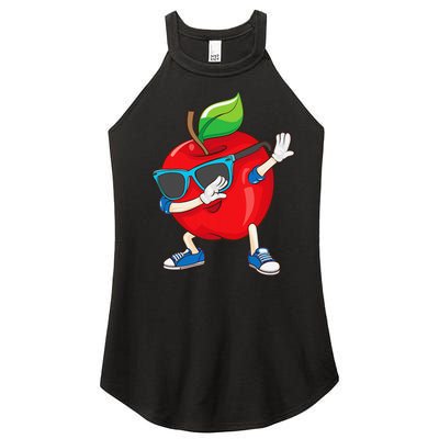 Cool Apple Art Apple Picking Apple Lover Gift Women's Perfect Tri Rocker Tank