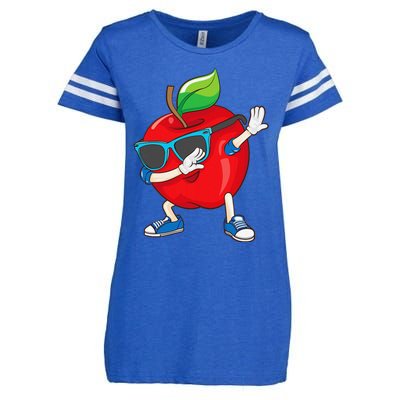 Cool Apple Art Apple Picking Apple Lover Gift Enza Ladies Jersey Football T-Shirt