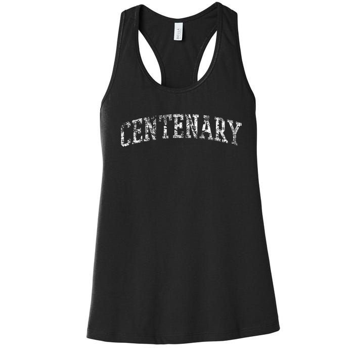 Centenary Athletic Arch College University Alumni Women's Racerback Tank