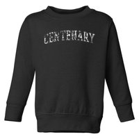 Centenary Athletic Arch College University Alumni Toddler Sweatshirt