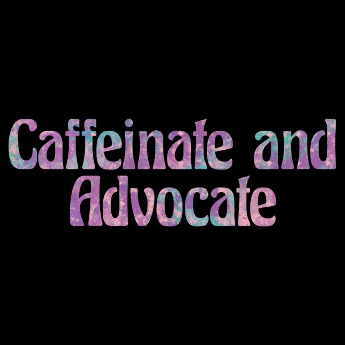 Caffeinate And Advocate Gift Cropped Pullover Crew