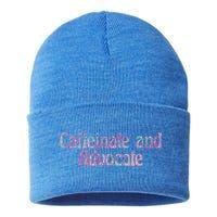 Caffeinate And Advocate Gift Sustainable Knit Beanie