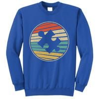 Cute Autism Awareness Vintage 70s 80s Autism Mom Dad Puzzle Gift Sweatshirt